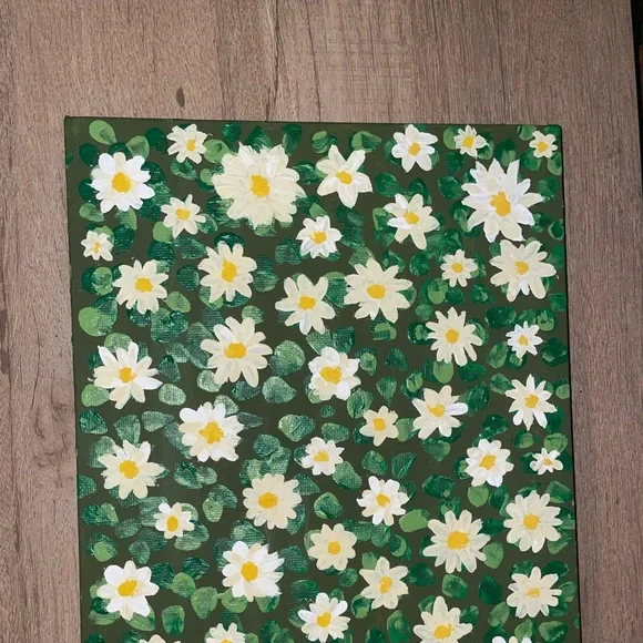 8x10 inch Daisy Painting - Picture 2 of 2